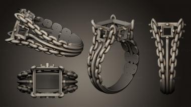 Jewelry rings Ring 016 3d model